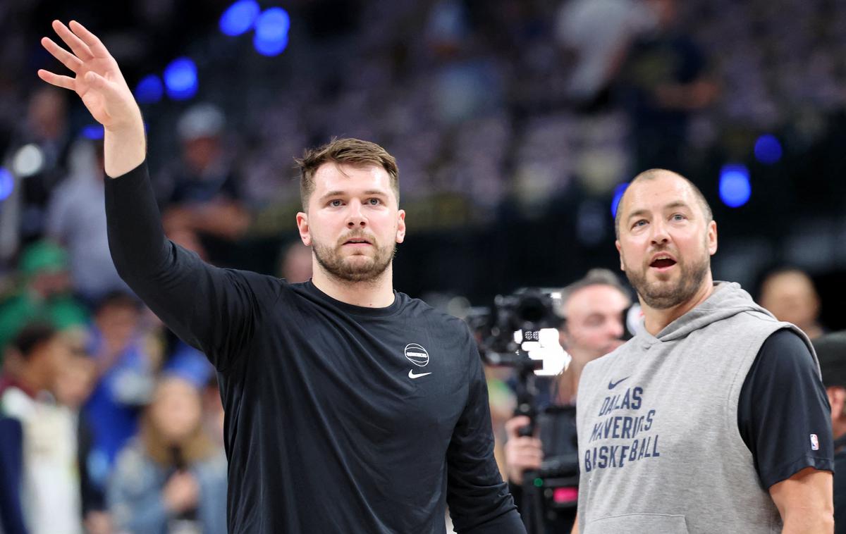 Dallas Mavericks Luka Dončić Marko Milić | Marko Milić se je poleti 2022 preselil k Dallasu, kjer deluje kot pomočnik. | Foto Reuters