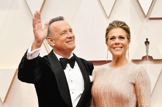 Tom Hanks in Rita Wilson | Slavni par v eni od avstralskih bolnišnic preboleva okužbo z novim koronavirusom. | Foto Getty Images