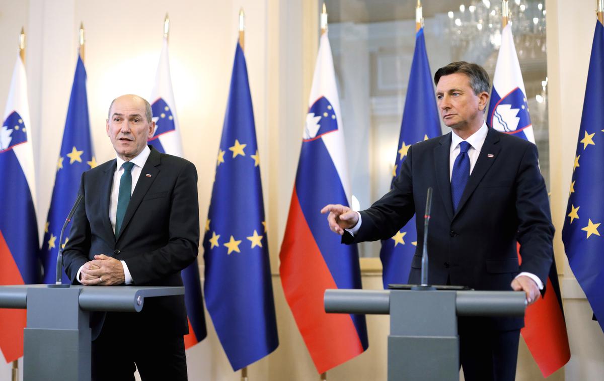 Borut Pahor Janez Janša | Foto STA