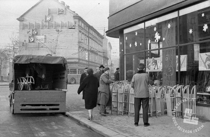 Ajdovščina leta 1959 | Foto: Lojze Jerala, hrani: MINZS