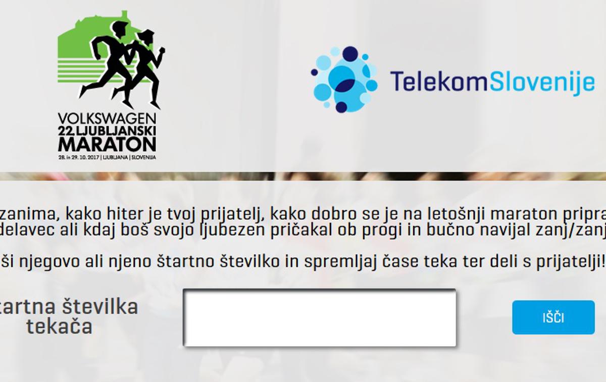 ljmaraton aplikacija