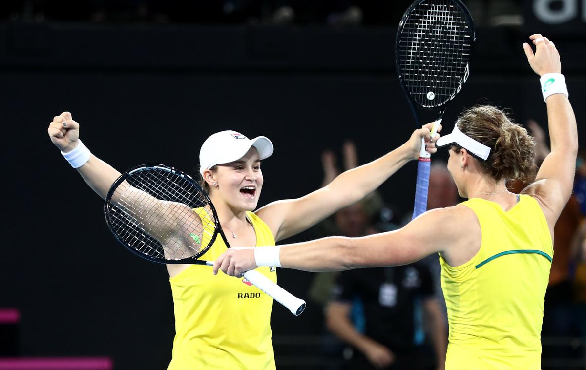 Ashleigh Barty, Samantha Stosur | Ashleigh Barty in Samantha Stosur sta Avstraliji priborili odločilno zmago. | Foto Getty Images