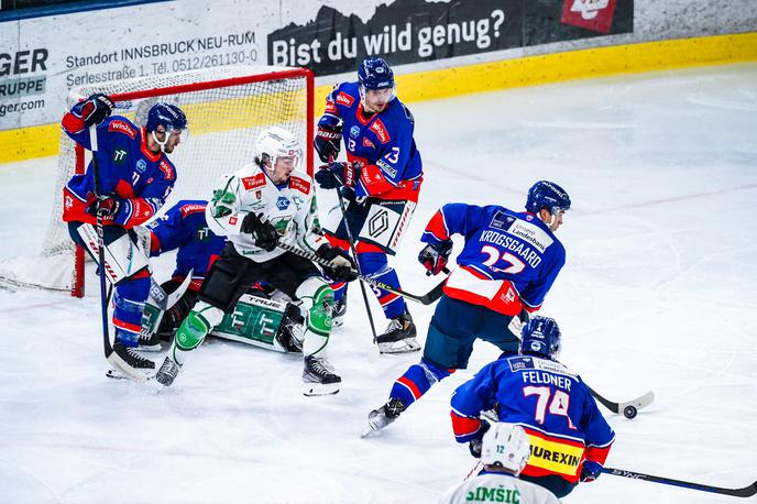 HK Olimpija Innsbruck | Zmaji so v Innsbrucku doživeli poraz. | Foto HC Innsbruck