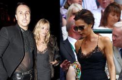 Kate Moss in Victoria Beckham imata enak okus