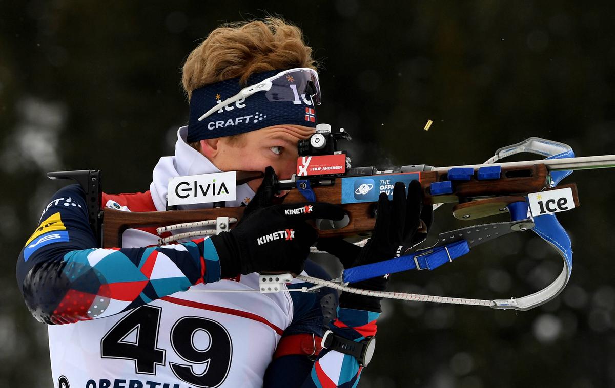 Filip Fjeld Andersen | Filip Fjeld Andersen je bil pozitiven na covid-19 in ne bo tekmoval na svetovnem prvenstvu v biatlonu v Oberhofu. | Foto Guliverimage