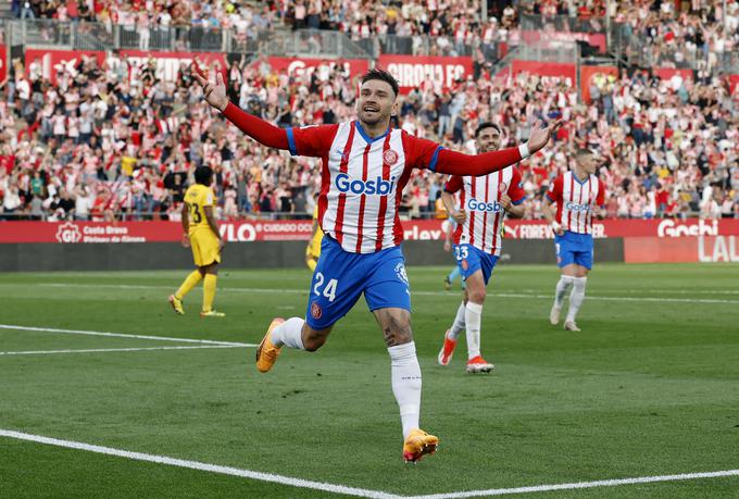 Girona, ki bo prihodnjo sezono nastopila v ligi prvakov, je še drugič v tej sezoni premagala Barcelono s 4:2. | Foto: Reuters