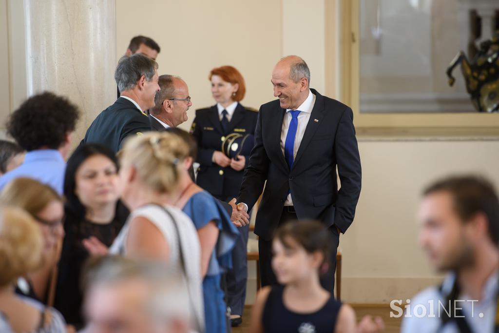 Sprejem za svojce padlih ter ranjenih v vojni za Slovenijo