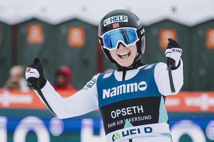 Silje Opseth je z 230,5 metra nova ženska svetovna rekorderka. | Foto: Sportida