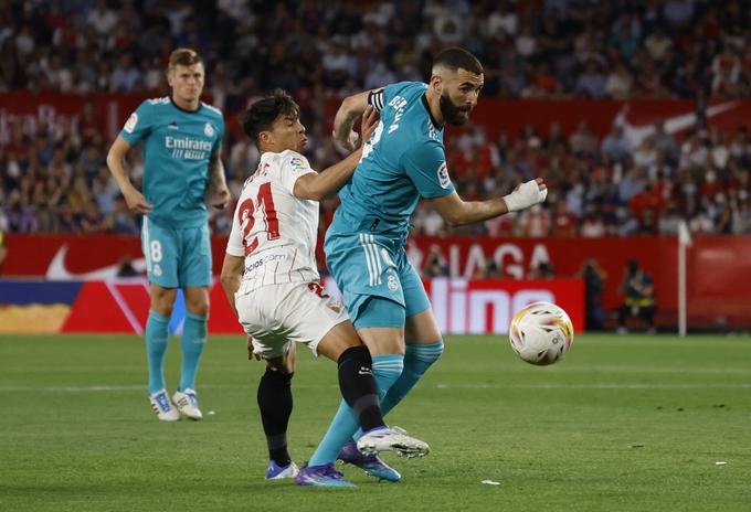 Karim Benzema je bil znova mož odločitve. | Foto: Reuters