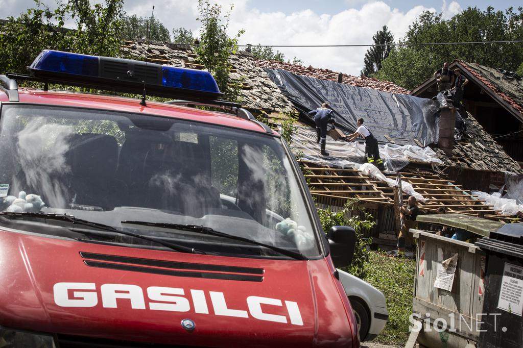 Posledice toče v Črnomlju, v Beli krajini.