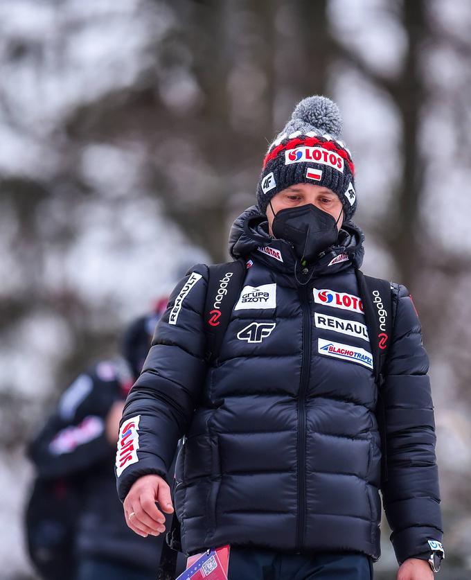 Maciej Maciusiak je nova desna roka Thurnbichlerja. Pred tem je deloval v B-ekipi in z mlajšimi skakalci.  | Foto: Guliverimage