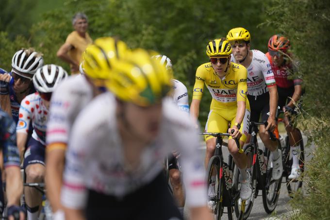 Tadej Pogačar vozi svoj Tour de France. | Foto: Guliverimage