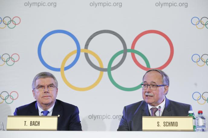 Samuel Schmid, Thomas Bach | Foto Reuters