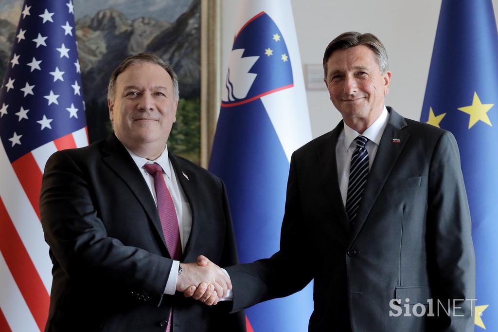 Mike Pompeo Borut Pahor