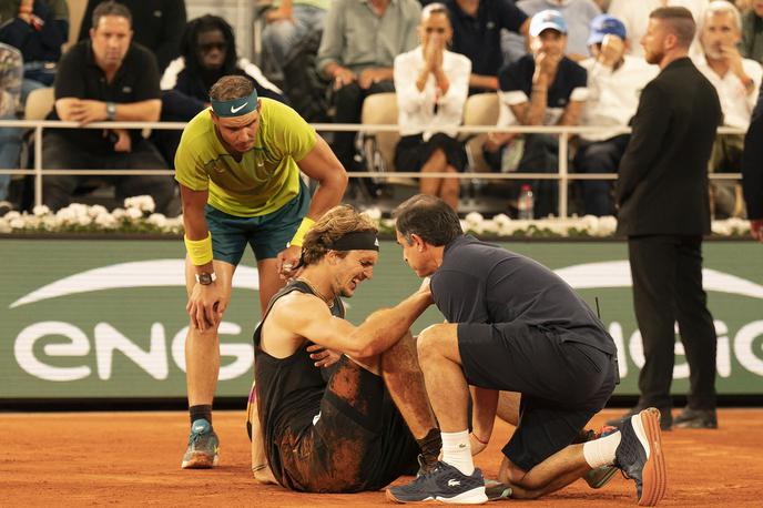 Roland Garros Nadal Zverev | Aleksander Zverev po hudi poškodbi stopala že trenira. Njegov veliki cilj je odprto prvenstvo Avstralije, ki se bo začelo 16. januarja 2023. | Foto Reuters