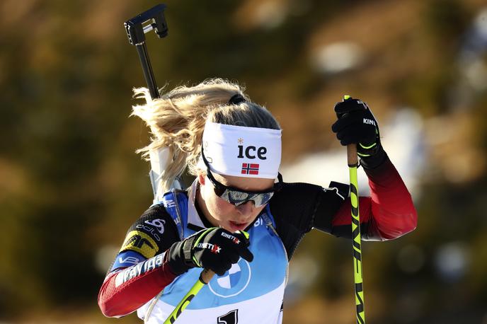 Tiril Eckhoff | Tiril Eckhoff na zasledovalni tekmi v Hochfilznu ni dovolila presenečenja. | Foto Guliverimage