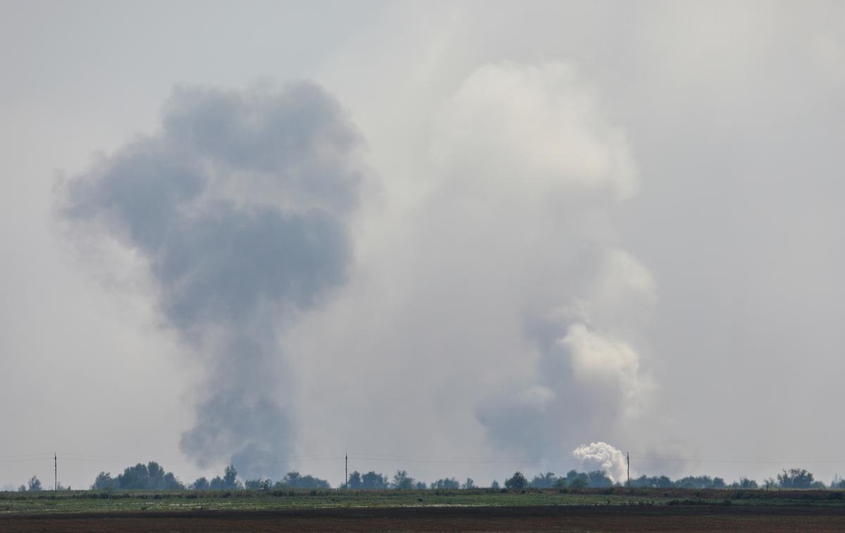 Eksplozija streliva na Krimu | Krimski polotok, ki si ga je Rusija prisvojila leta 2014, je bil v prvih mesecih vojne le redko tarča napadov ukrajinskih sil. | Foto Reuters