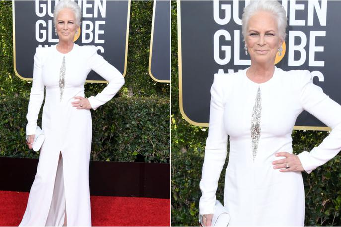 Jamie Lee Curtis | Jamie na letošnji podelitvi zlatih globusov | Foto Getty Images