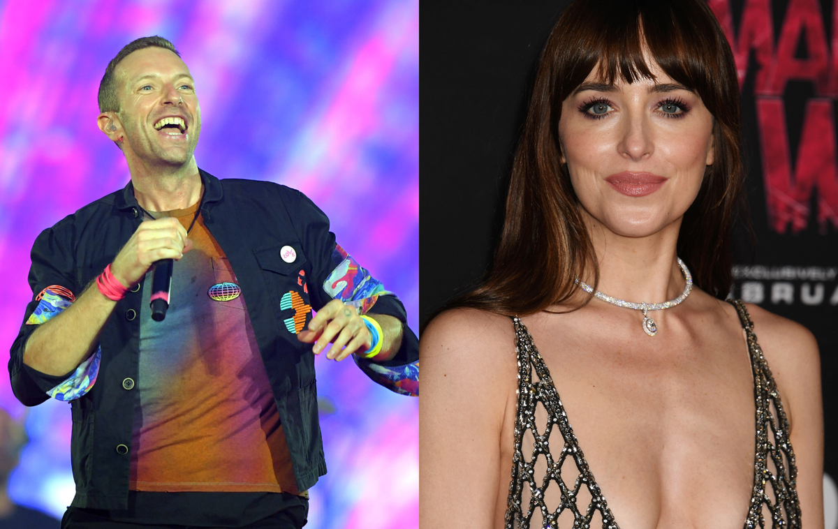 Chris Martin in Dakota Johnson | Chris Martin in Dakota Johnson sta par od leta 2017. | Foto Guliverimage