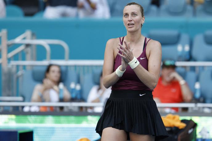 Petra Kvitova | Letošnja zmagovalka turnirja v Miamiju Petra Kvitova se je prebila med deset najboljših na svetu. | Foto Reuters