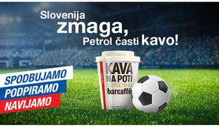 Slovenija zmaga, Petrol časti kavo!