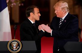 Trump in Macron