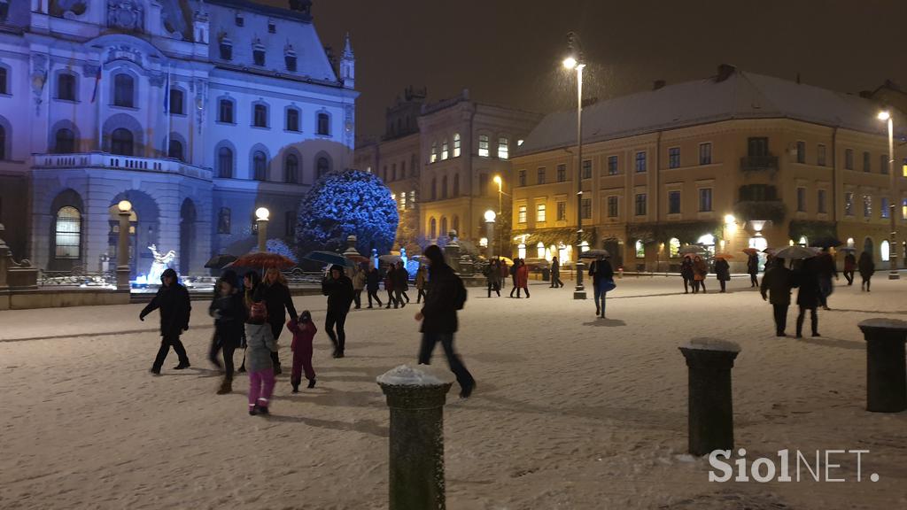 Sneg Ljubljana