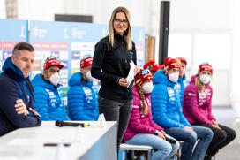 Pokljuka, trening in tiskovka slovenske biatlonske reprezentance