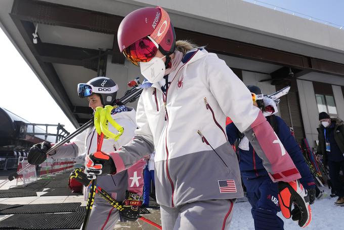 Mikaela Shiffrin, ki ji na letošnjih igrah nikakor ne steče, se je po treningu odločila za nastop na jutrišnjem superveleslalomu. | Foto: Guliverimage/Vladimir Fedorenko