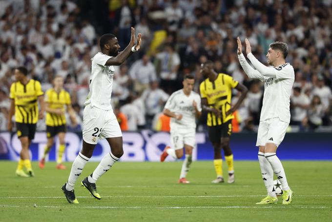 Real Madrid je na zadnji tekmi lige prvakov proti Borussii Dortmund zaostajal že z 0:2, na koncu pa slavil s 5:2. | Foto: Reuters