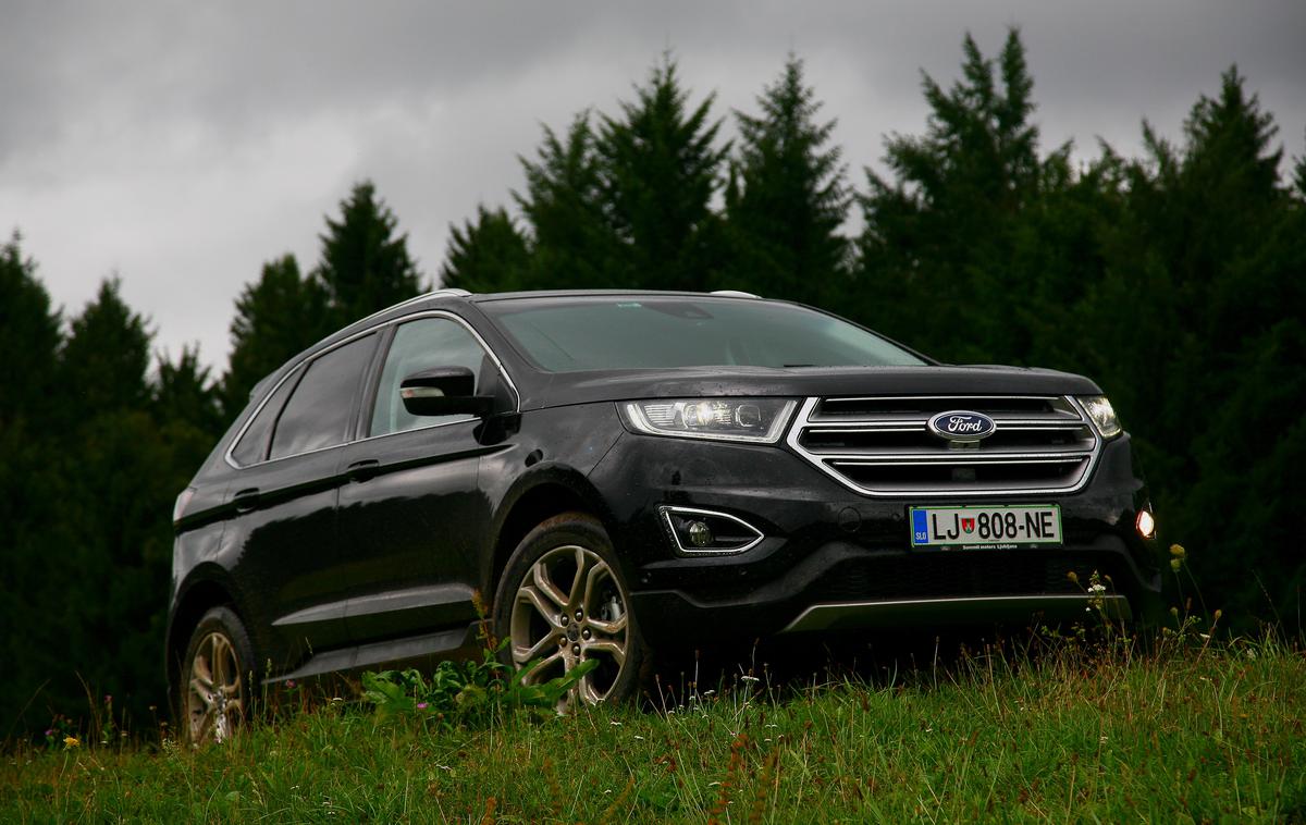 Ford edge 2.0 TDCi bi-turbo 154 kW powershift AWD titanium - test | Foto Vinko Kernc