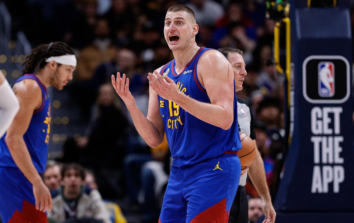 Denver Nuggets Nikola Jokić | Nikola Jokić je k zmagi Denverja prispeval 12. trojni dvojček sezone. | Foto Reuters