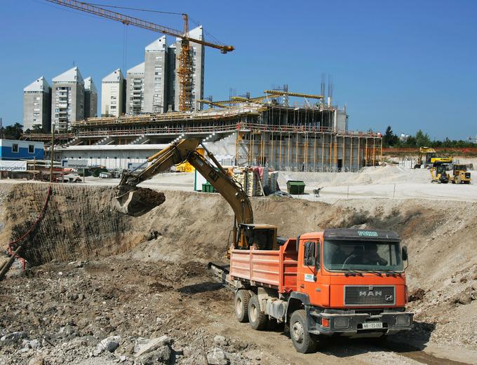 Stožice, gradnja | Foto: STA ,