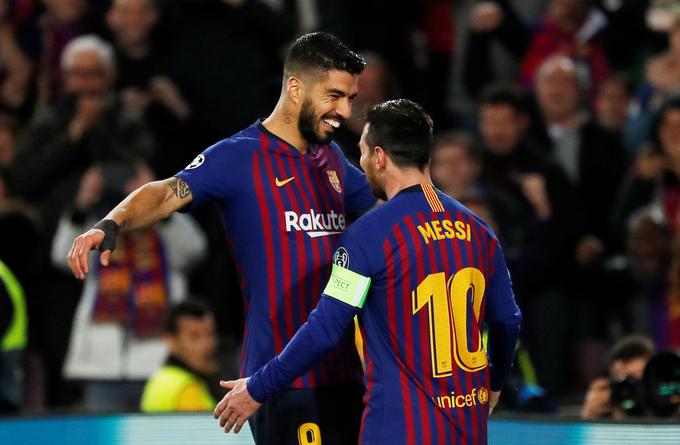 Luis Suarez je omogočil Lionelu Messiju odprto pot do prvega zadetka. | Foto: Reuters