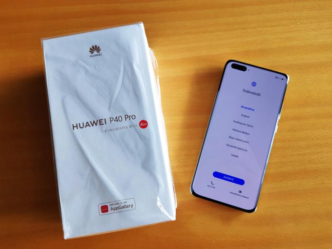 Prvi trenutki kratkega srečanja z novim pametnim telefonom Huawei P40 Pro | Foto: Srdjan Cvjetović