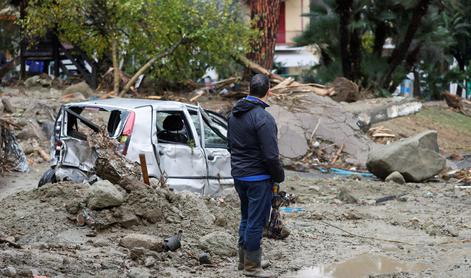 Na otoku Ischia našli zadnjo žrtev zemeljskega plazu