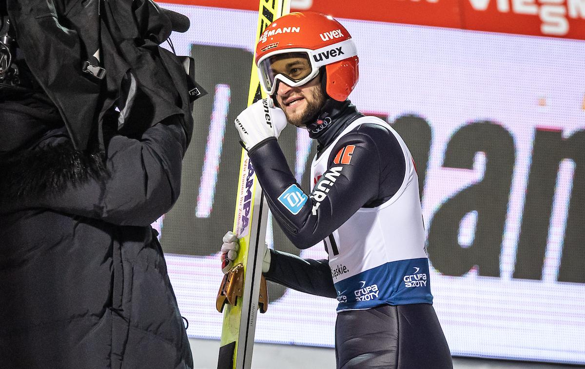 Markus Eisenbichler | Markus Eisenbichler slavi drugo zmago svetovnega pokala. | Foto Sportida