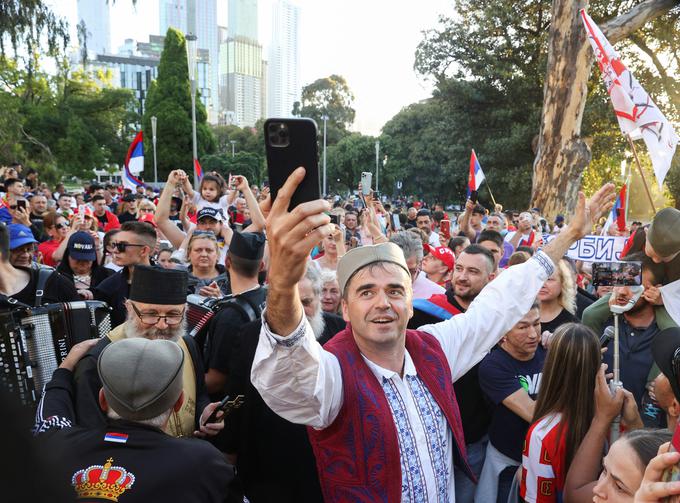 Novak Đoković ima veliko podpornikov doma in tudi v tujini. | Foto: Reuters