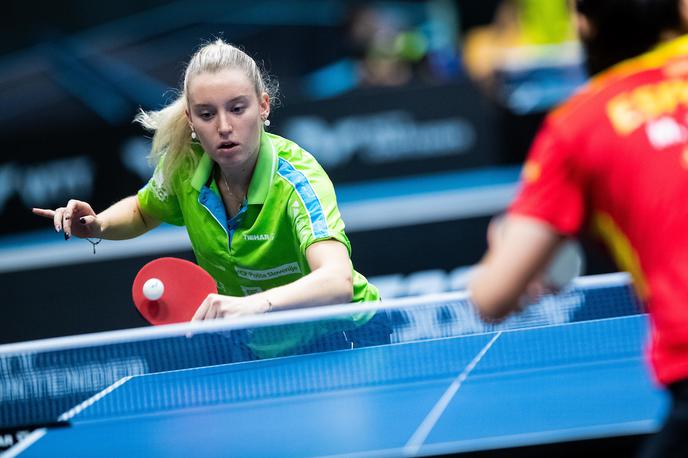 namizni tenis, Laško, Katarina Stražar | Katarina Stražar je nastope v dvojicah z Leo Paulin končala v četrtfinalu. | Foto Grega Valančič/Sportida