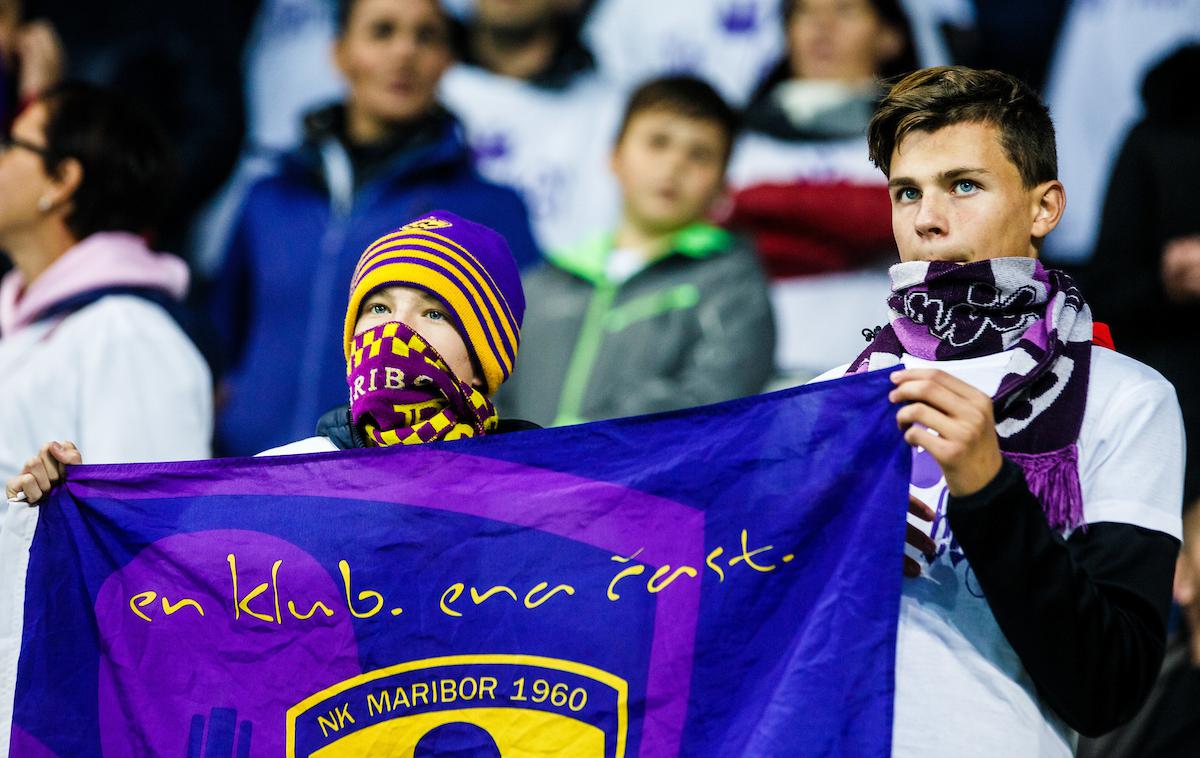 Maribor Navijači Stožice | Maribor lahko danes postane prvi slovenski klub, ki bi v zgodovini evropskih tekmovanj zmagal na gostovanju v Romuniji. | Foto Grega Valančič/Sportida