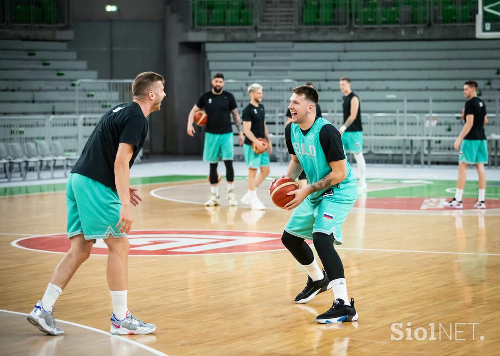 trening Slovenija Dončić Murić