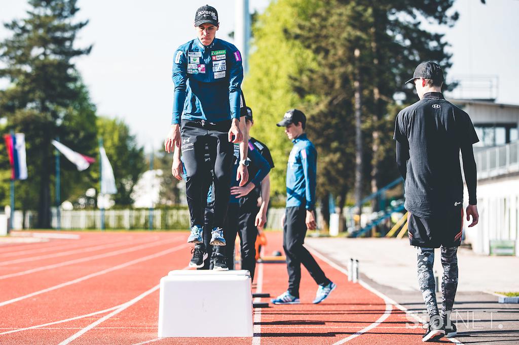 Skakalci trening Kranj priprave