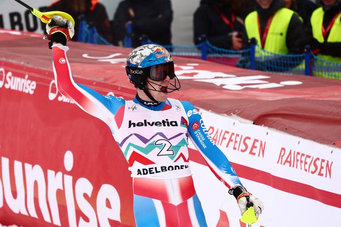 Adelboden Clement Noel | Manuel Feller je bil najhitrejši v prvi vožnji Adelbodna. | Foto Reuters