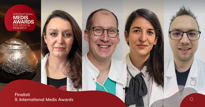 Slovenski finalisti 9. International Medis Awards (z leve): Dzhamilyat Abdulkhalikova, dr. med., Vid Janša, dr. med., dr. Kaja Kolmančič, dr. med., izr. prof. dr. Matej Štuhec, mag. farm., spec. klin. farm. | Foto: International Medis Awards