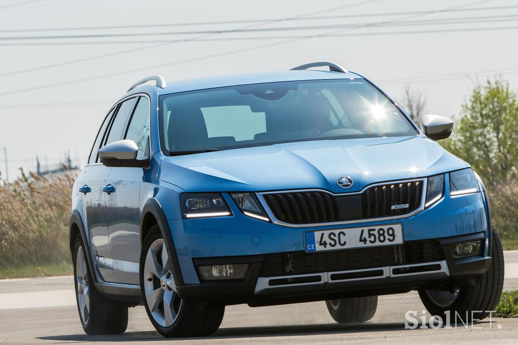 Škoda octavia scout - prva vožnja