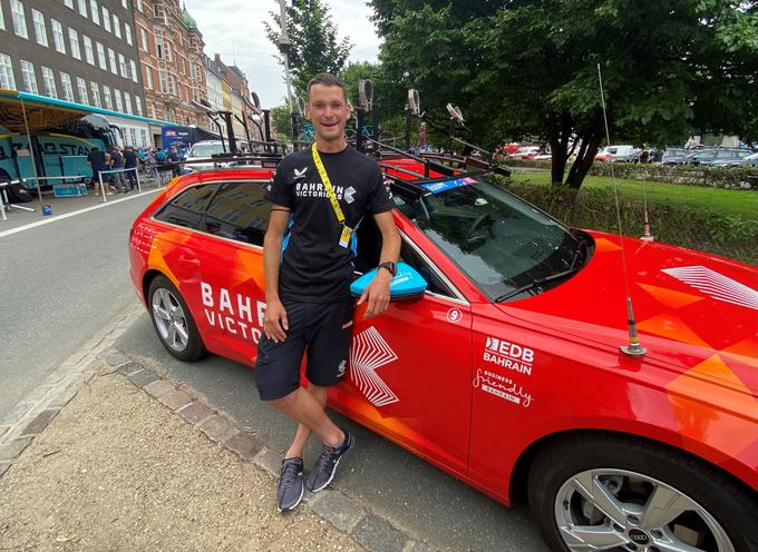 To je njegov tretji zaporedni Tour de France in skupno peti. Del dveh je bil kot član ekipe Sky, zdajšnje Ineos Grenadiers. | Foto: Jaka Lopatič