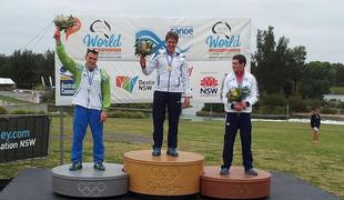 Luka Božič prišel do tako želene medalje