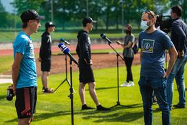 Slovenski skakalci trening Kranj