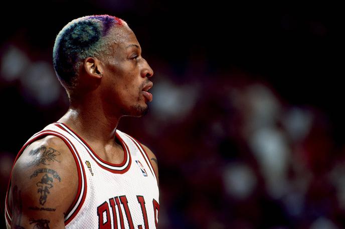 Dennis Rodman | Dennis Rodman je velikokrat poskrbel za incidente tako na igrišču kot zunaj njega. | Foto Guliverimage