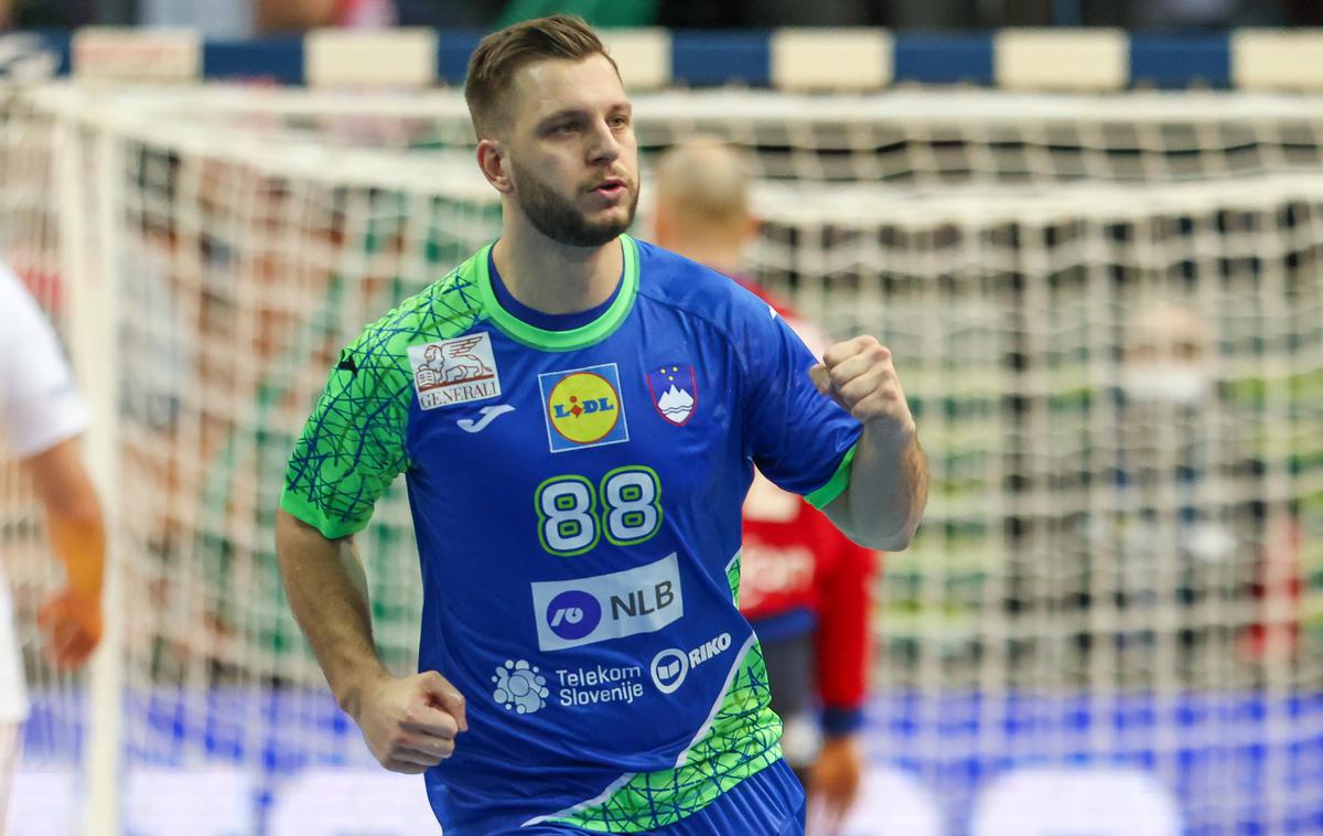 Slovenija : Francija SP v rokometu 2023 slovenska rokometna reprezentanca Aleks Vlah | Foto Guliverimage